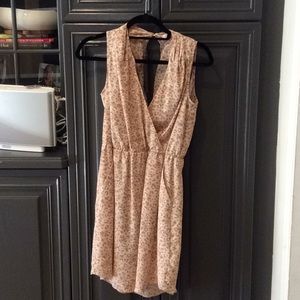 Rebecca Taylor open back cinch waist dress